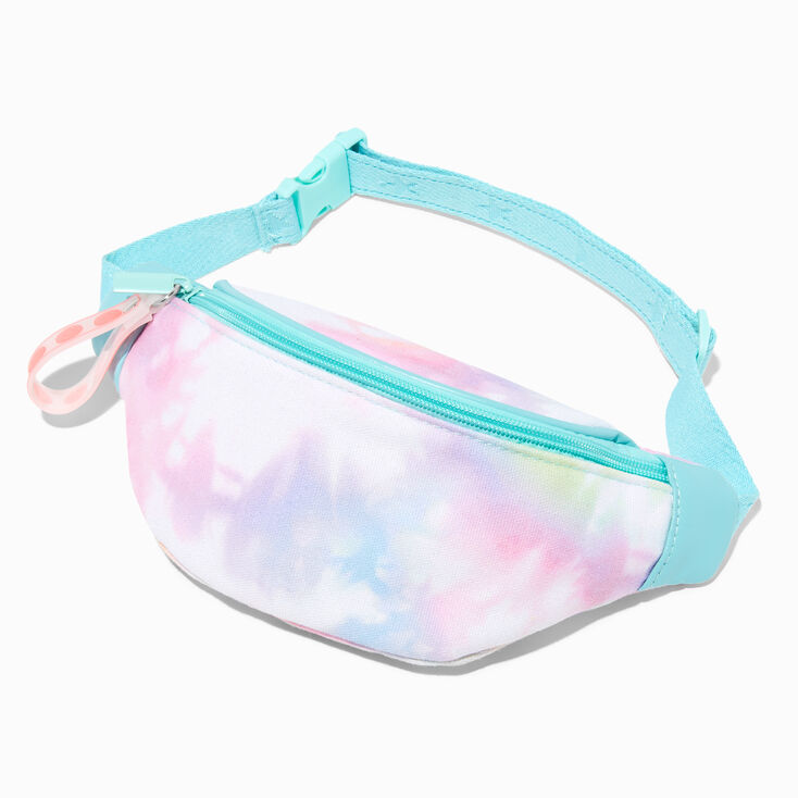 Claire&#39;s Club Pastel Tie Dye Fanny Pack,