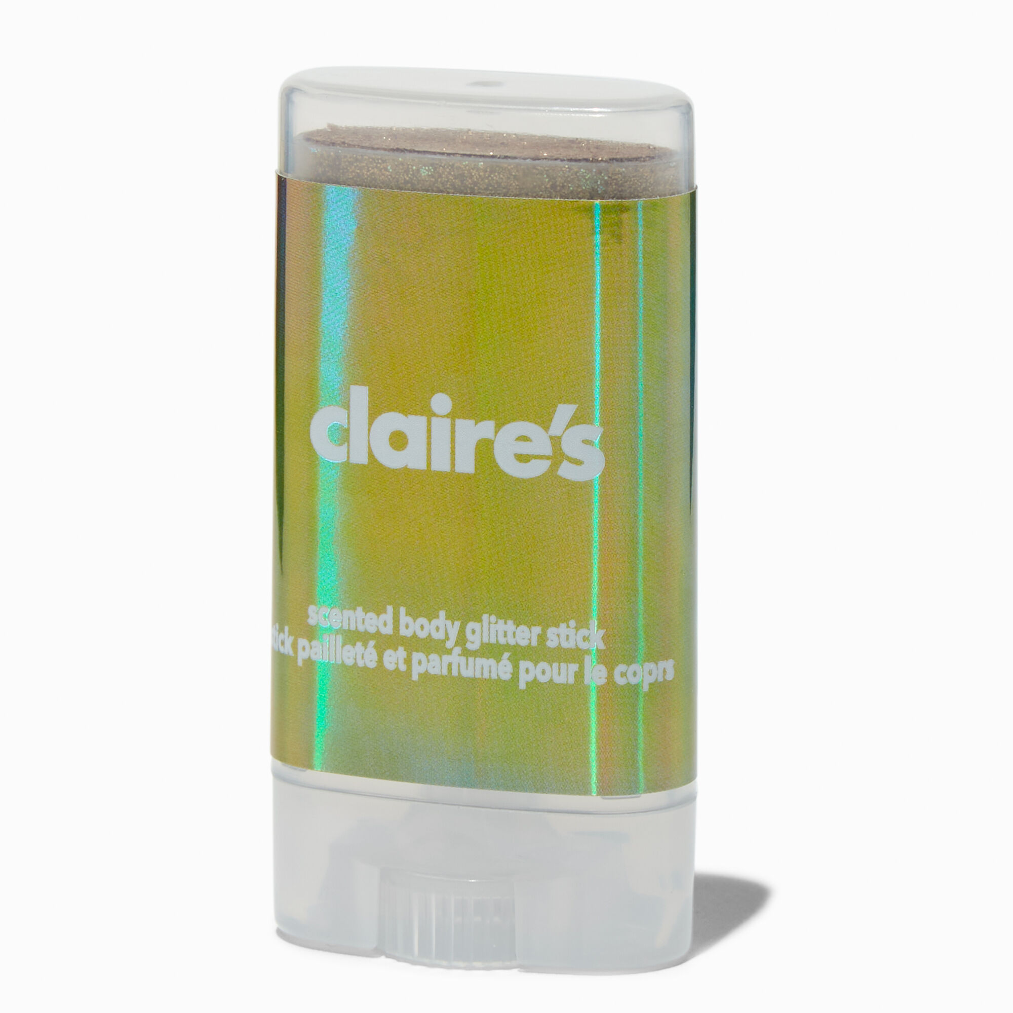 View Claires Scented Body Glitter Stick Gold information