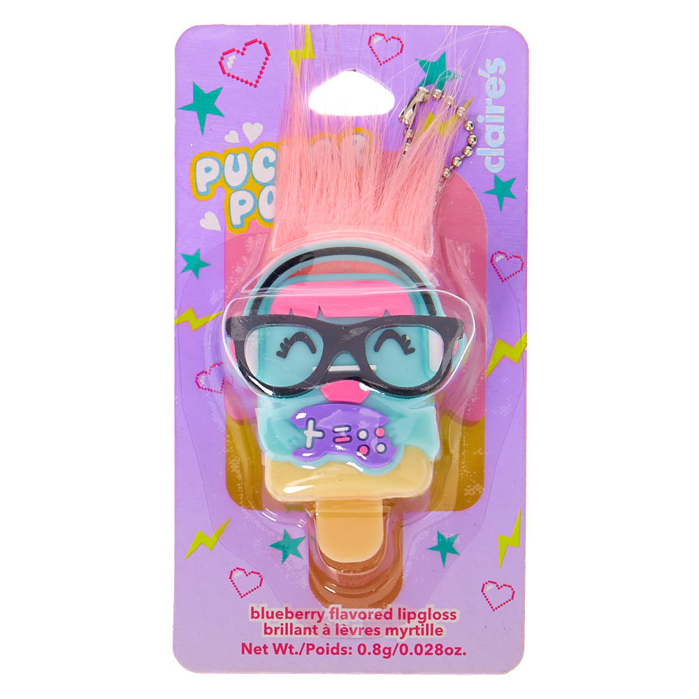 Pucker Pops Gamer Girl Lip Gloss - Blueberry,