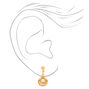 Gold Nautical 1&quot; Drop Earrings - 3 Pack,