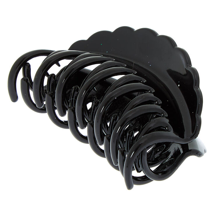 Medium Double Tooth Hair Claw - Black,