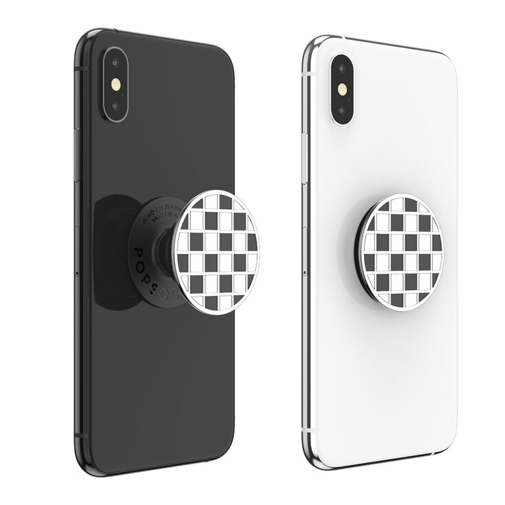 PopGrip PopSockets interchangeable &agrave; carreaux,