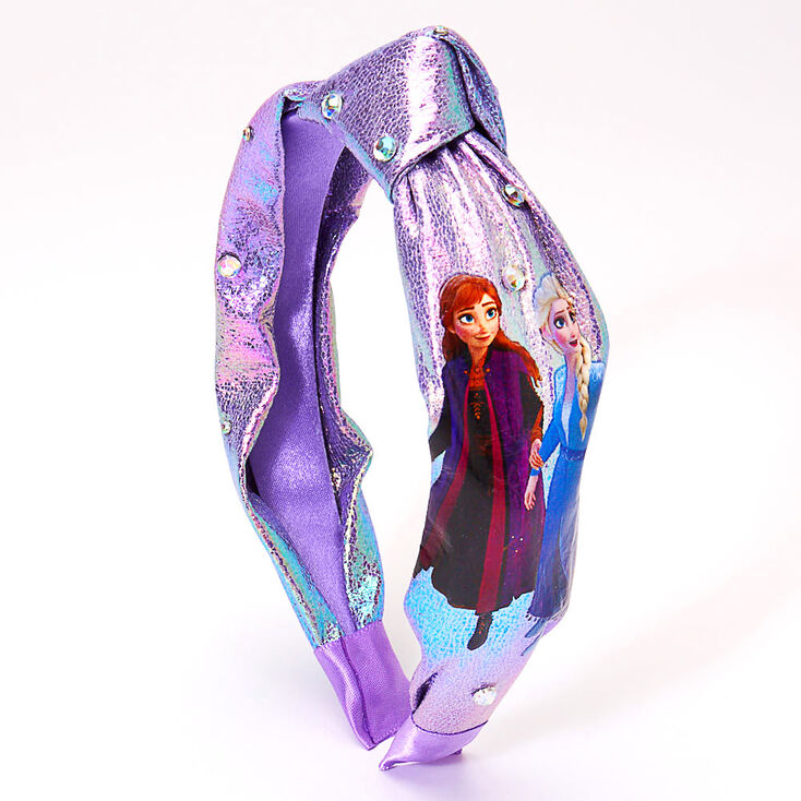 &copy;Disney Frozen 2 Knotted Elsa and Anna Headband &ndash; Purple,