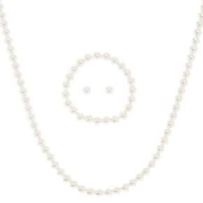 Faux Pearl Jewellery Set - 3 Pack,