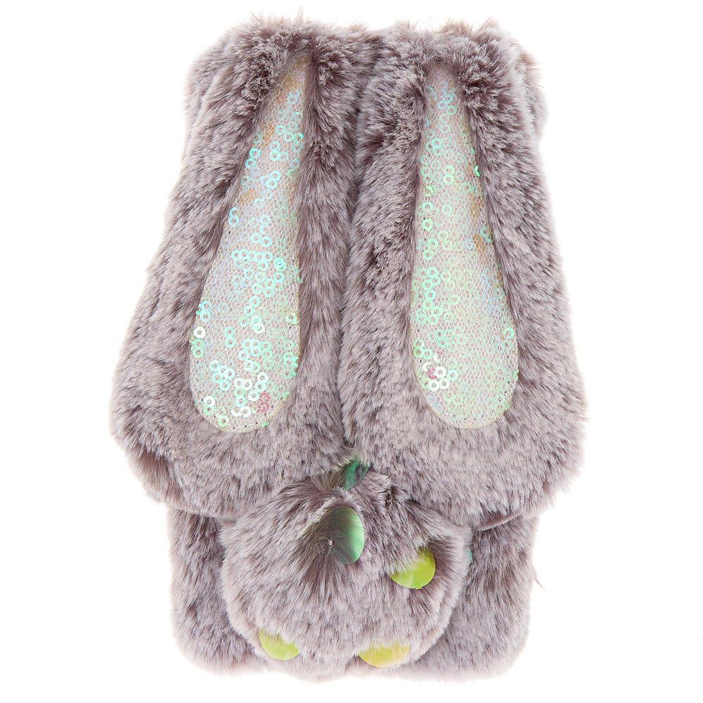 Faux Fur Bunny Phone Case - Fits iPhone 5/5S/5SE,