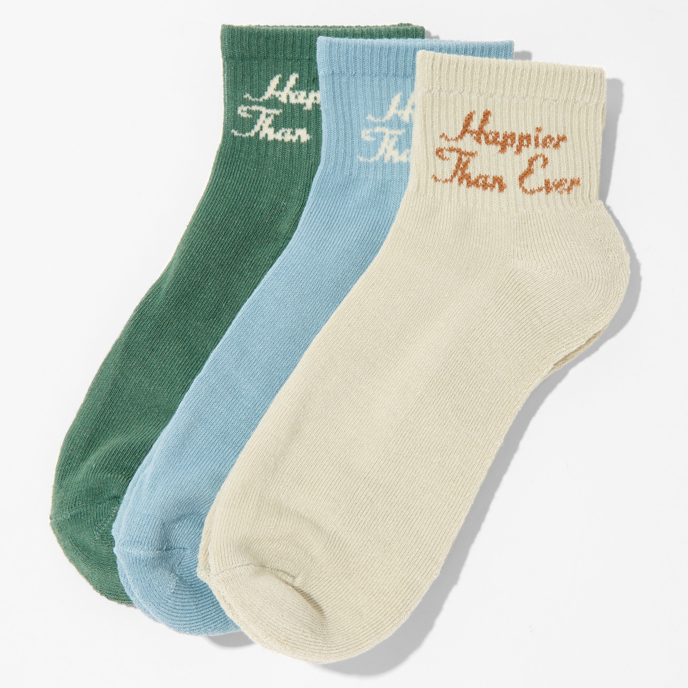 Billie Eilish Happier Than Ever Ankle Socks - 3 Pack,