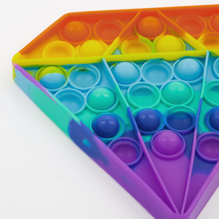 Rainbow Push Poppers Fidget Toy &ndash; Styles May Vary,