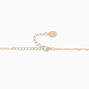 Gemstone Heart Charms Choker Necklace,