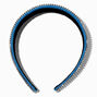 Crystal Trim Blue Denim Headband,