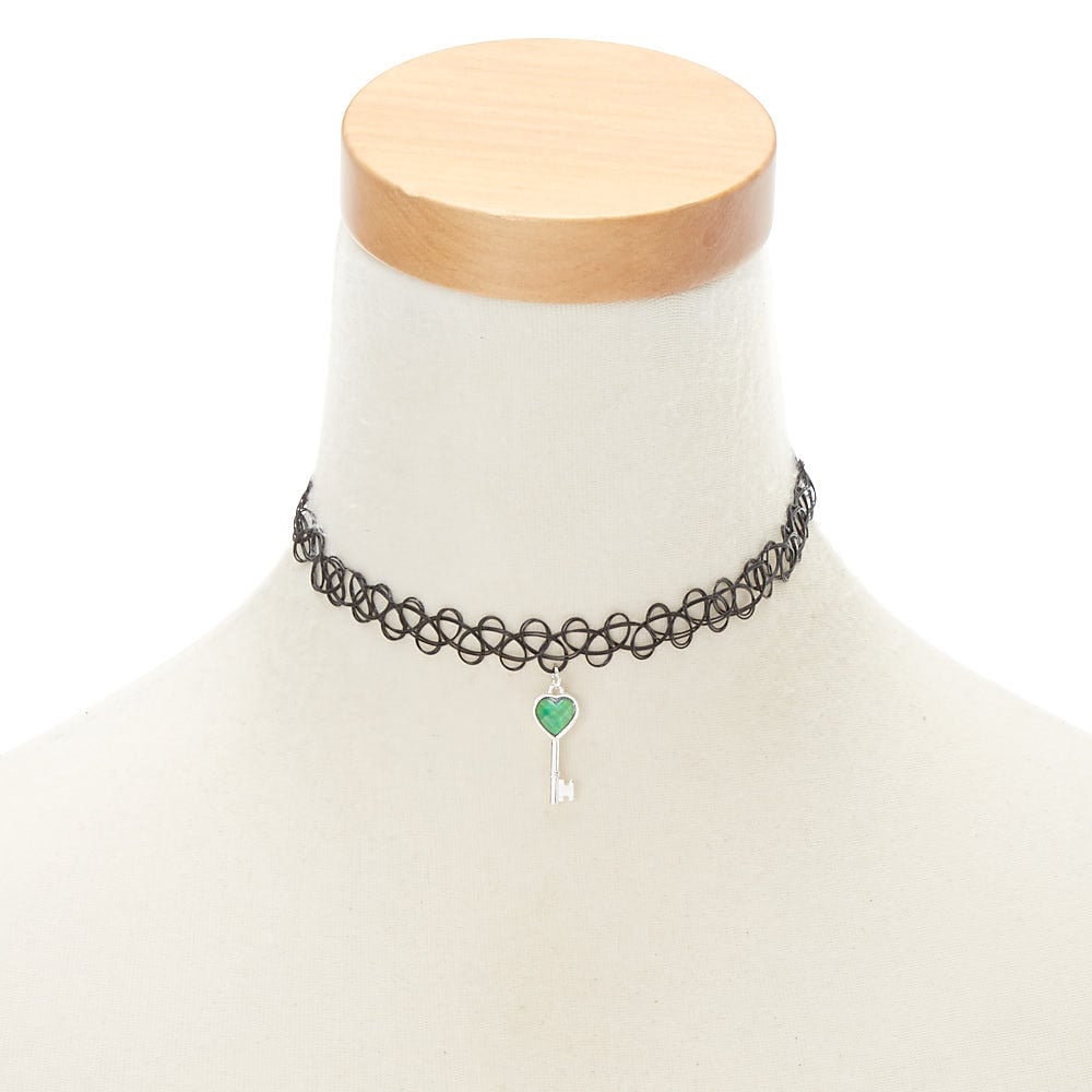 Claire's mood necklace key top