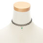 Mood Key Tattoo Choker Necklace,