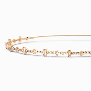 Gold Geometric Embellished Headband,