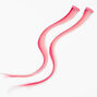 Ombr&eacute; Faux Hair Clip In Extensions - Pink, 2 Pack,