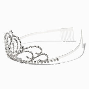 Silver Crystal Andrea Tiara,