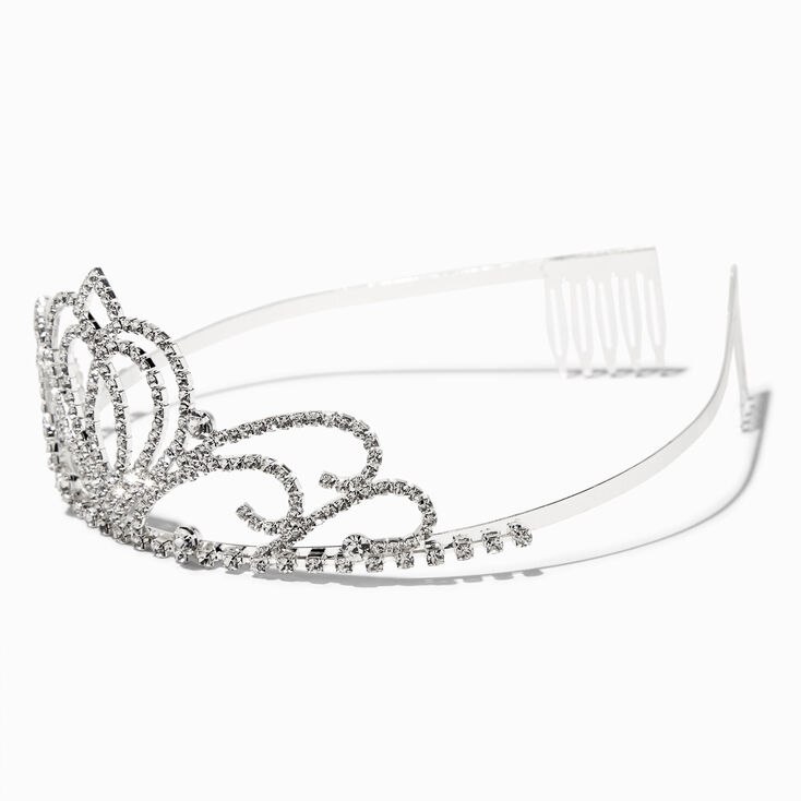 Silver Crystal Andrea Tiara,