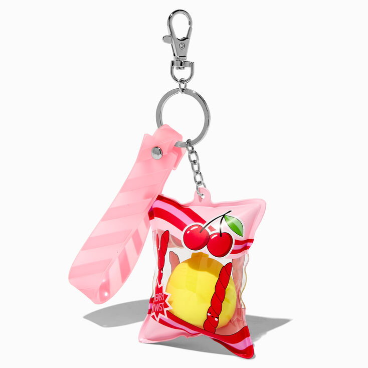 Snack Chick Wristlet Keychain,