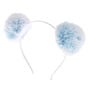 Ombre Pom Pom Ears Headband - Blue,