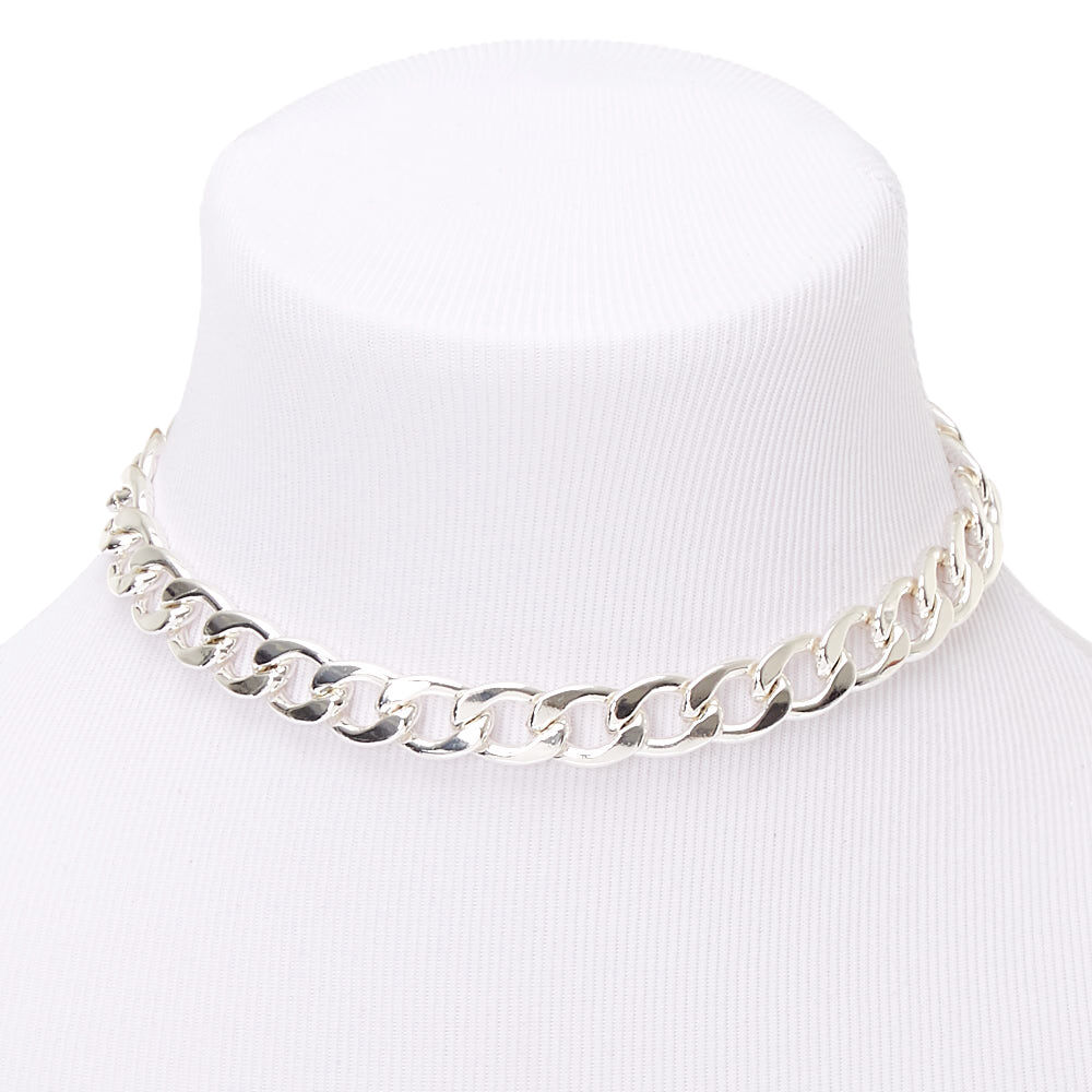 SOHI Women's Silver Chunky Crystal Choker Necklace Gold-plated Plated Alloy  Necklace Price in India - Buy SOHI Women's Silver Chunky Crystal Choker  Necklace Gold-plated Plated Alloy Necklace Online at Best Prices in