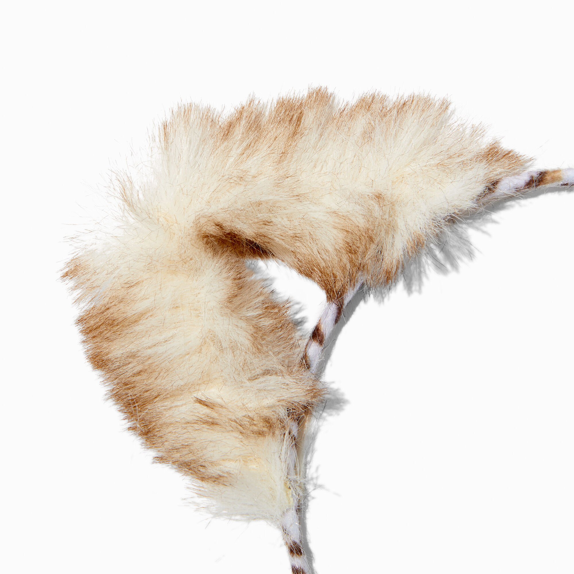 Furry Snow Leopard Ear Headband,