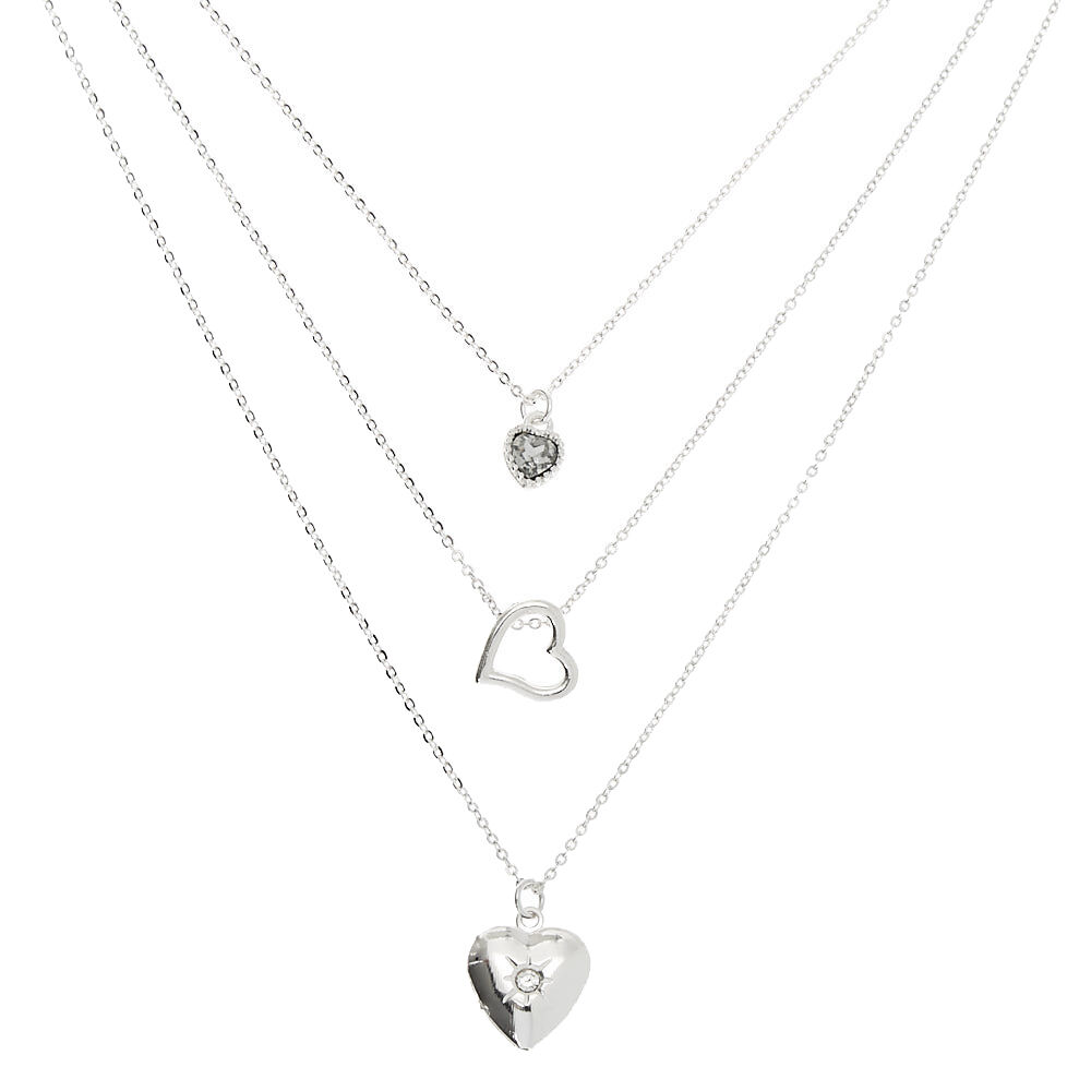 Claire's hot sale heart necklace