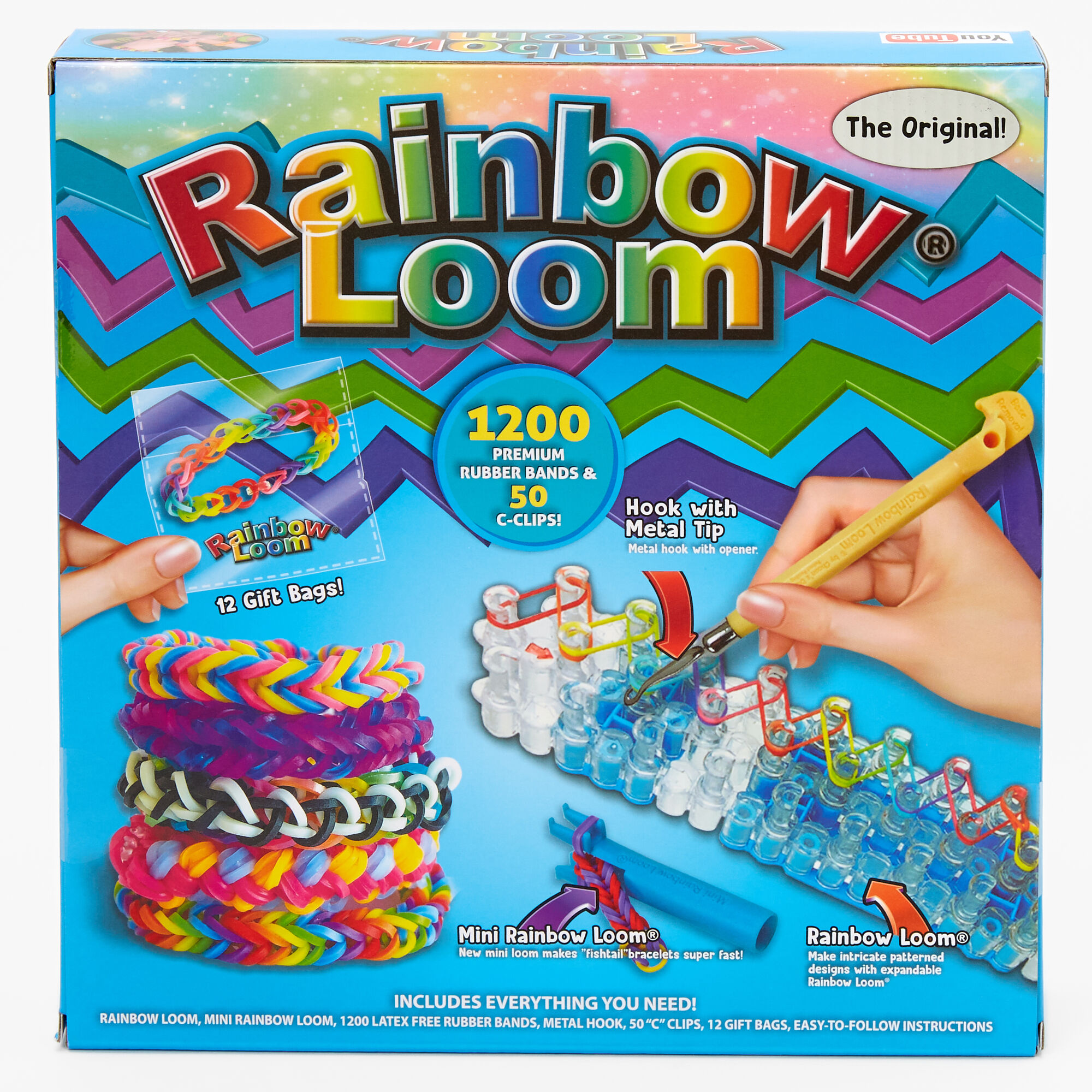 Mini rainbow discount loom bracelets