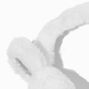 Claire&#39;s Club White Bunny Ear Muffs,