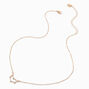 Gold-tone Zodiac Constellation Pendant Necklace - Capricorn,