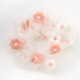Giant Sheer Mesh Daisy Hair Scrunchie - Pink,