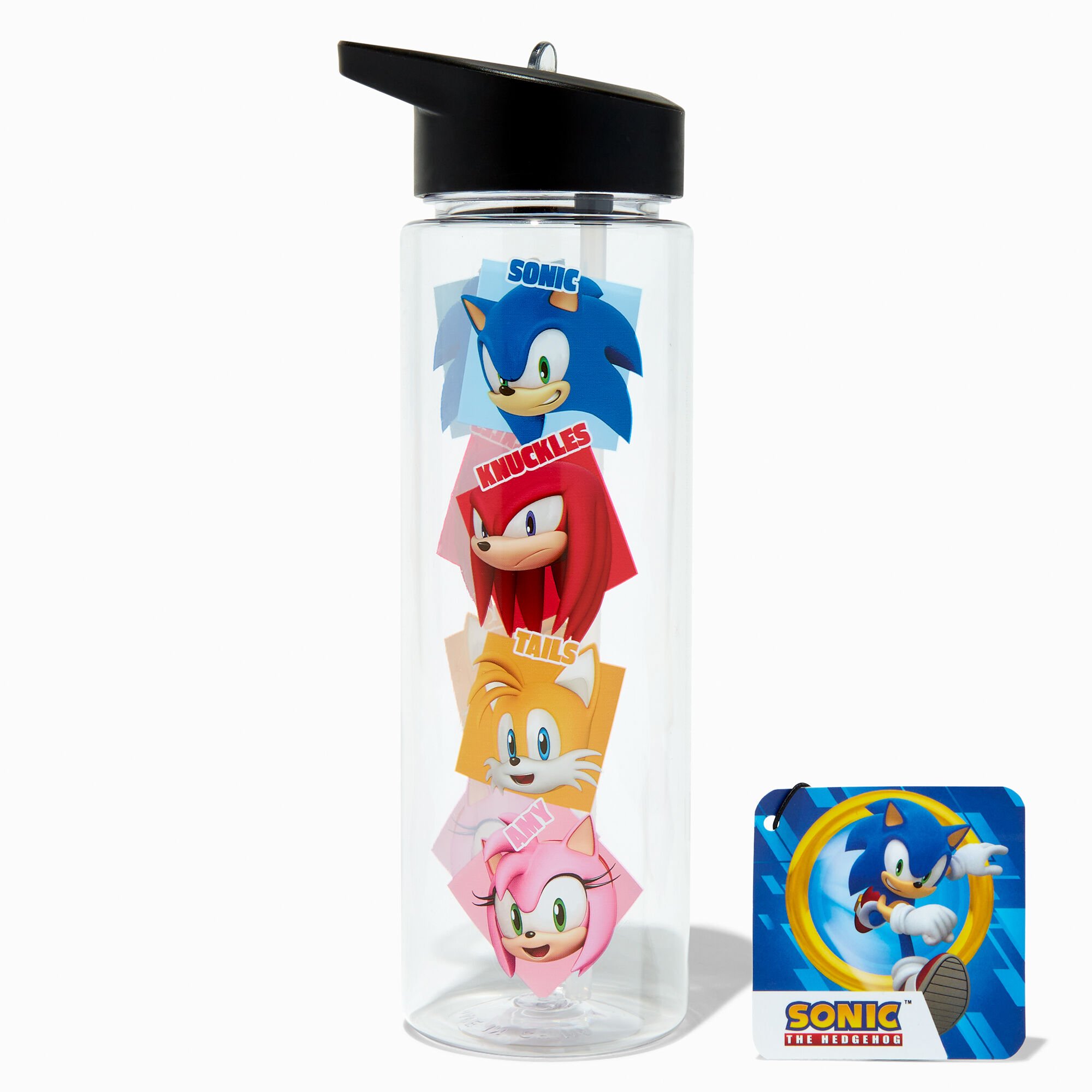 20 Sonic Hedgehog 2 x 4 Water Bottle Label Sticker Party Favor