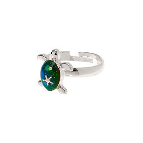Silver Turtle Mood Ring,