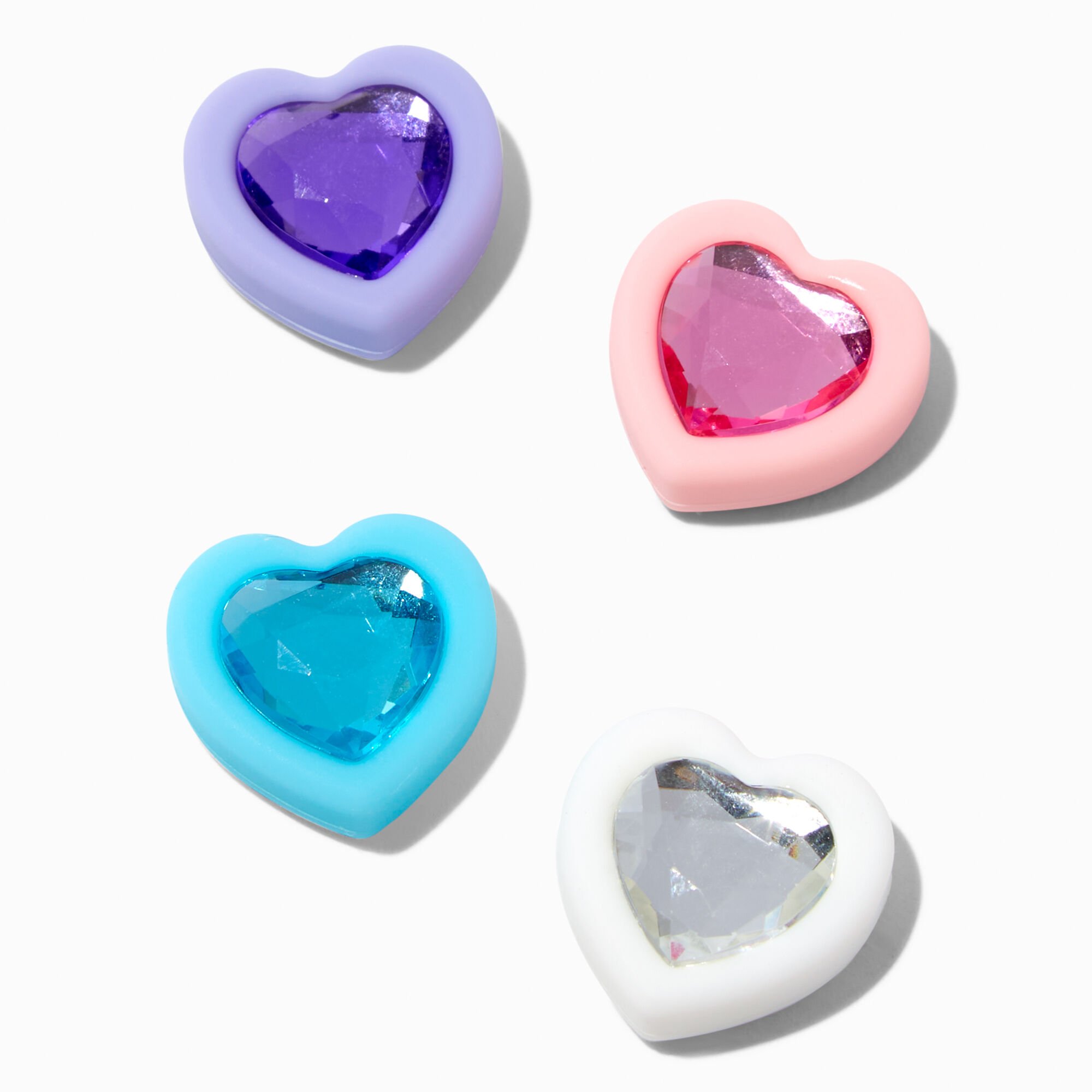 View Claires Gemstone Hearts Silicone Thumb Grips Compatible With Nintendo Switch information