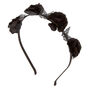 Floral Butterfly Headband - Black,