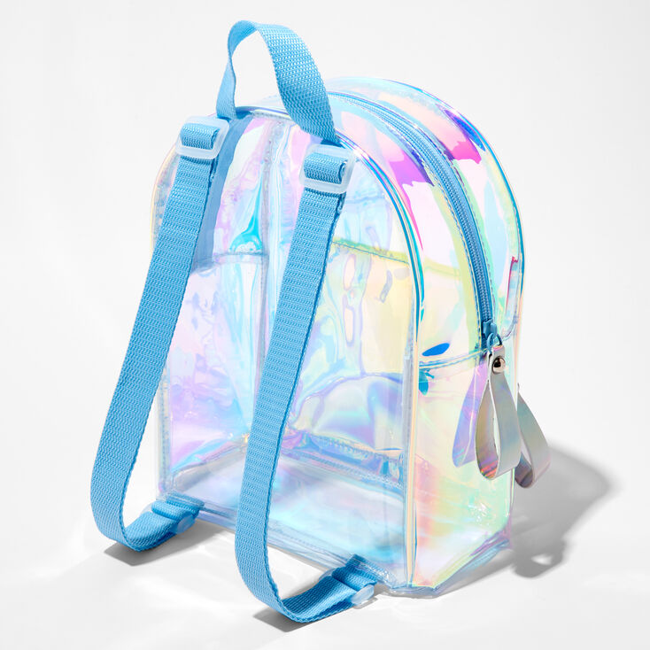 Girls' 8.75 Hologram Mini Backpack - art class™ Silver