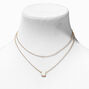 C LUXE by Claire&#39;s 18k Yellow Gold Plated Opal Multi-Strand Necklace,