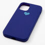 Coque de protection pour portable c&oelig;ur bleu marine - Compatible avec iPhone&reg;&nbsp;12 Pro Max,