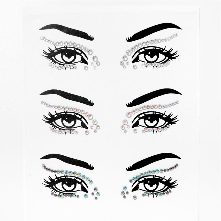 Multicoloured Eye Gems - 3 Pack,