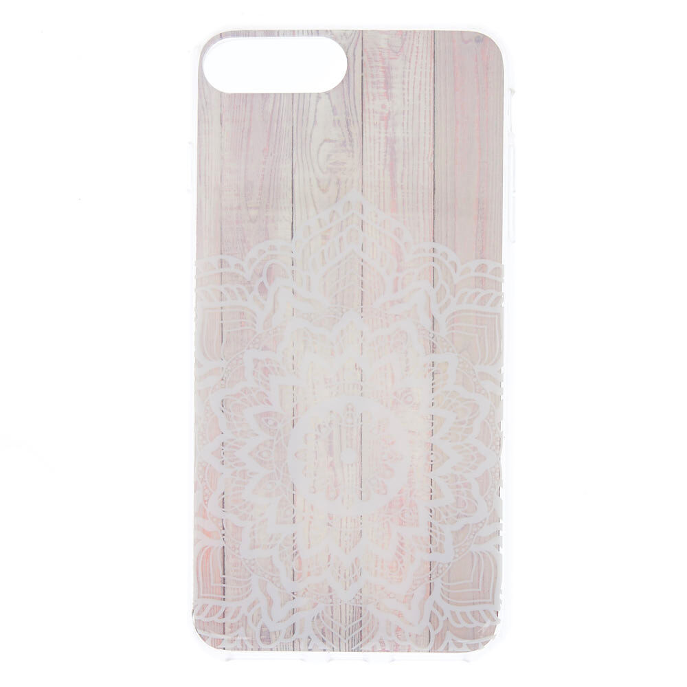 Wood Mandala Phone Case - Fits iPhone 6/7/8 Plus,