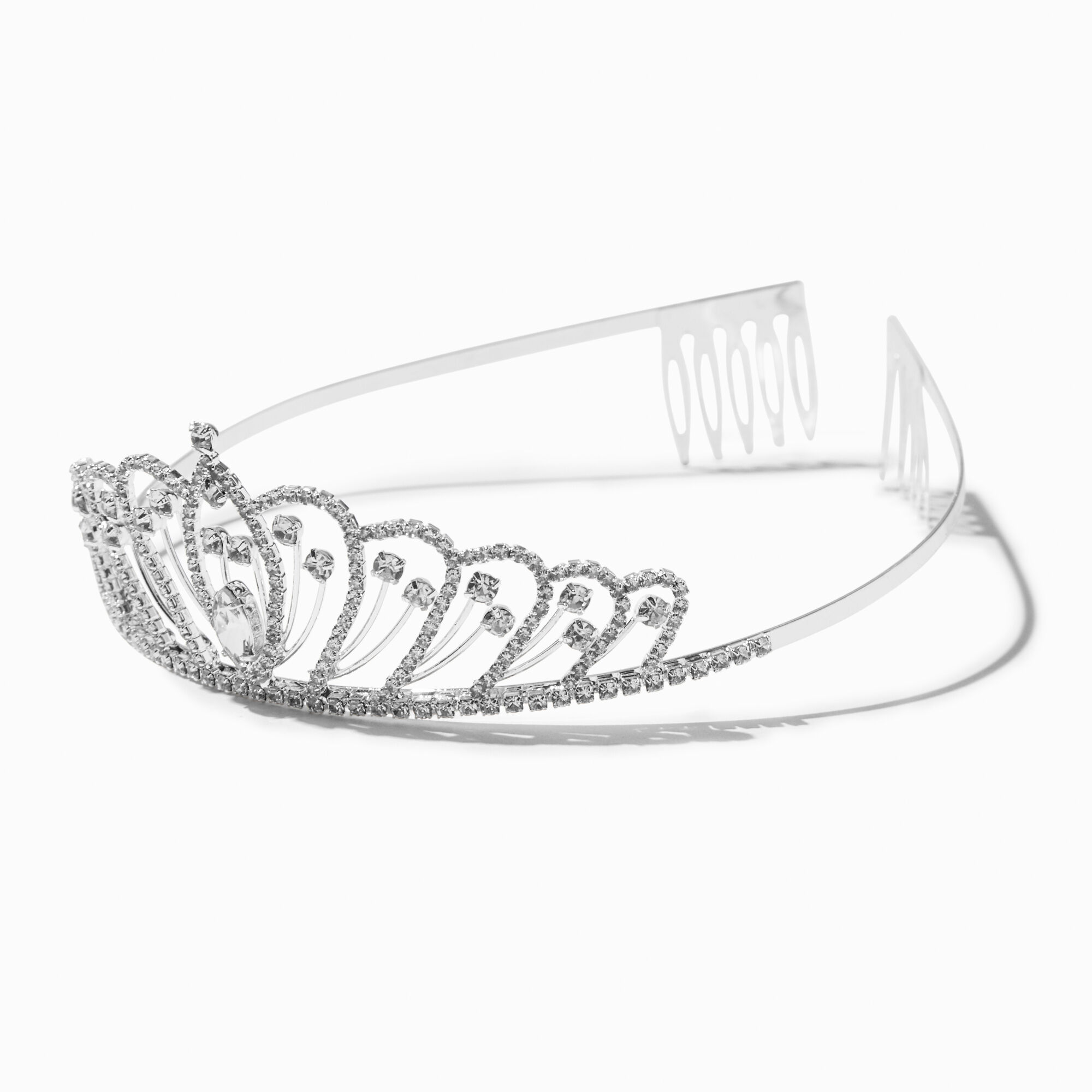 View Claires Crystal Dragonfly Tiara Silver information