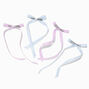 Barrettes &agrave; n&oelig;ud vichy pastel Claire&#39;s Club - Lot de 4,