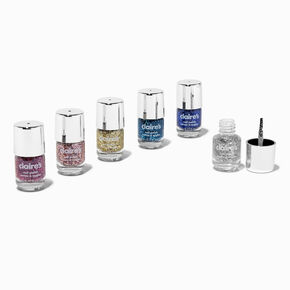 Glitter Mini Vegan Nail Polish Set - 6 Pack,