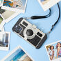 Black Glitter Camera Phone Case - Fits iPhone&reg; 6/7/8 Plus,