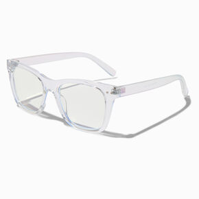 Holographic Retro Clear Lens Frames,