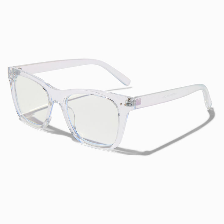 Holographic Retro Clear Lens Frames,