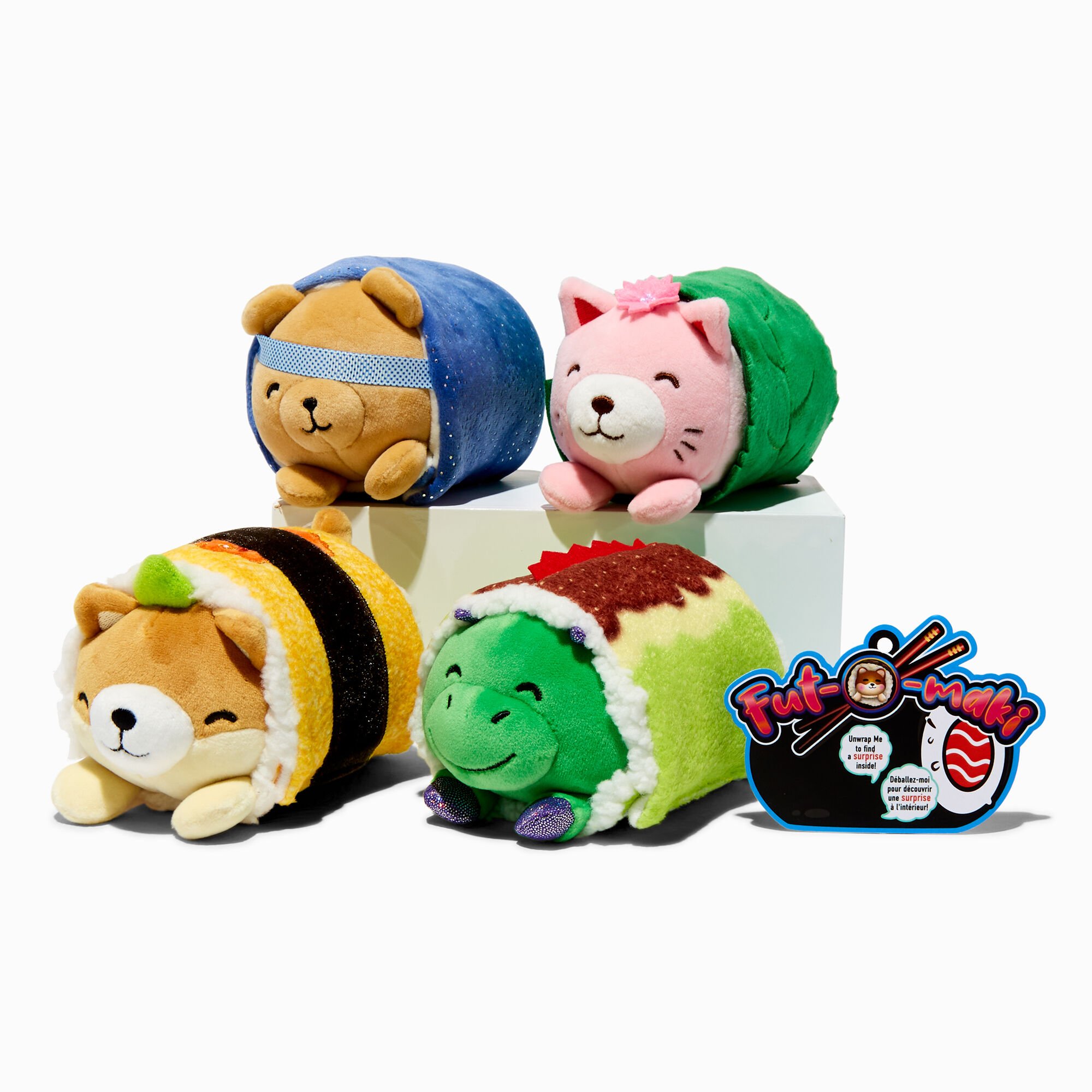 View Claires FutOMaki Soft Toy Styles Vary information