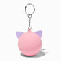 Porte-cl&eacute;s boule anti-stress licorne rose,