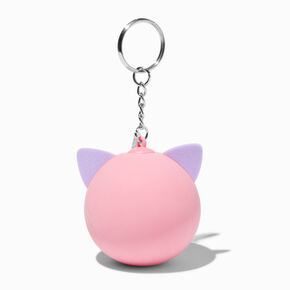 Pink Unicorn Stress Ball Keychain,
