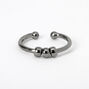Hematite Beaded Faux Nose Ring,