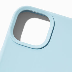 Solid Baby Blue Silicone Phone Case - Fits iPhone&reg; 13/14/15 ,