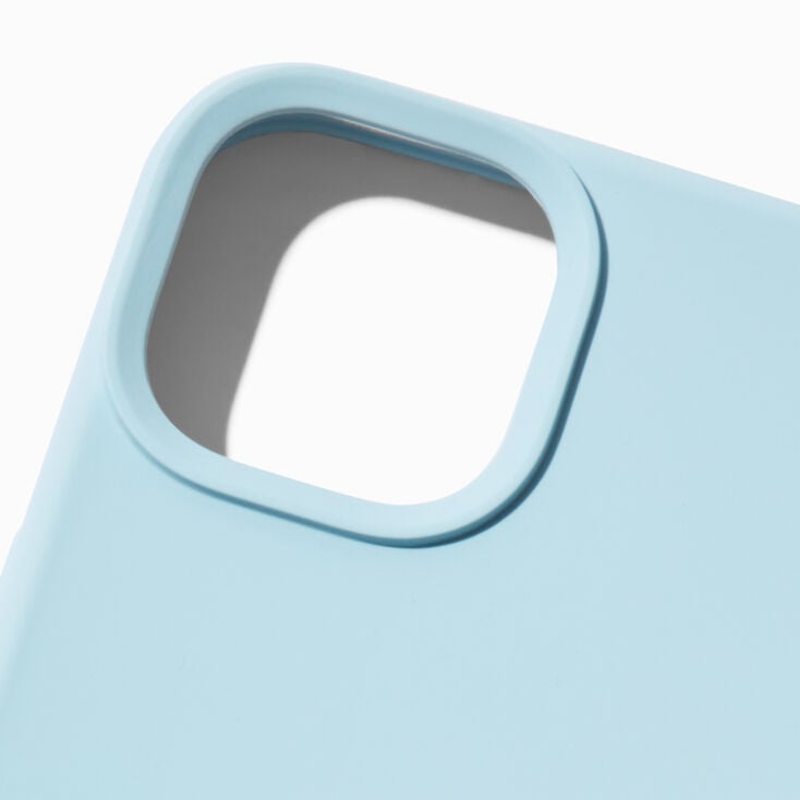 Solid Baby Blue Silicone Phone Case - Fits iPhone® 13/14/15 Pro