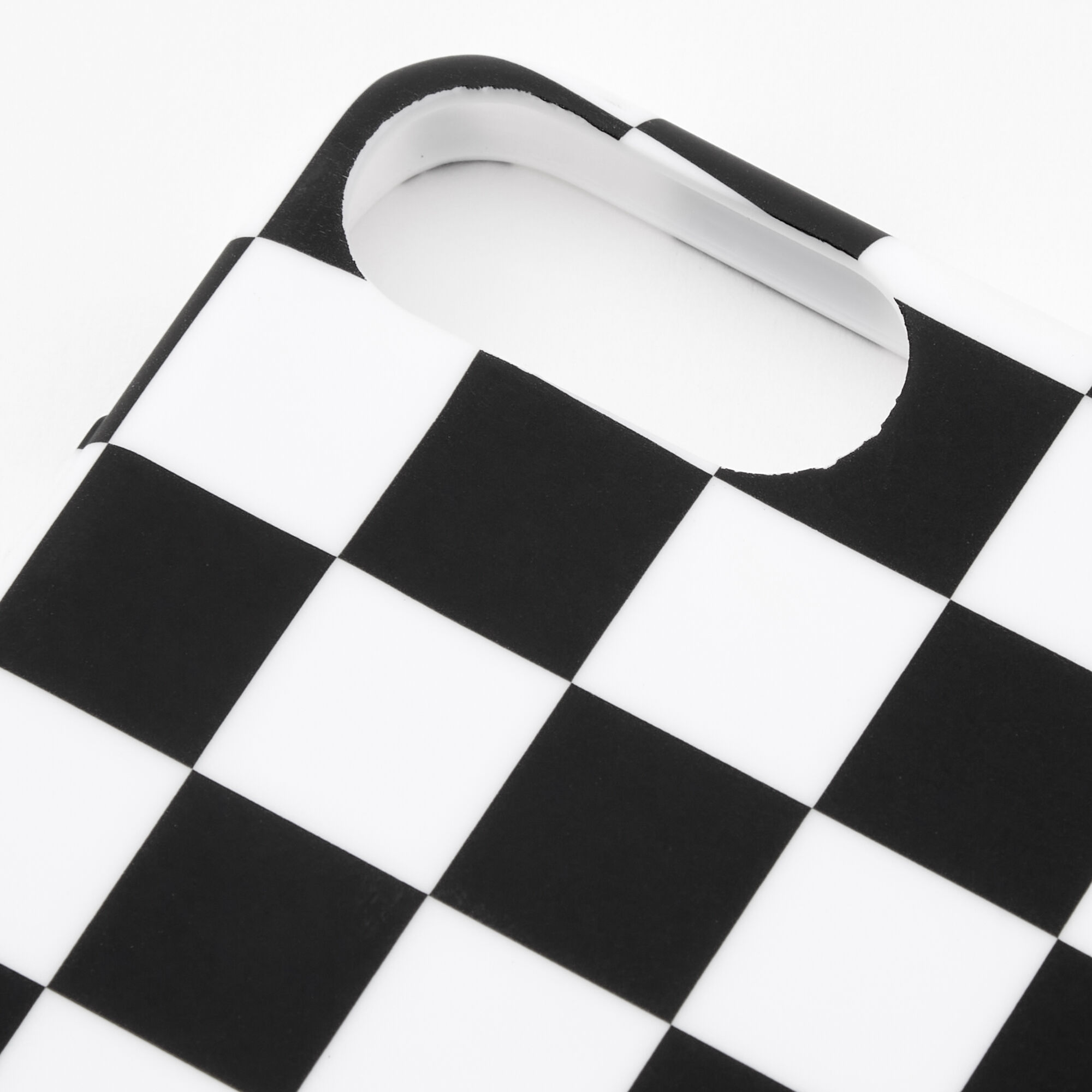Black & White Checkered Phone Case - Fits iPhone 6/7/8 Plus,